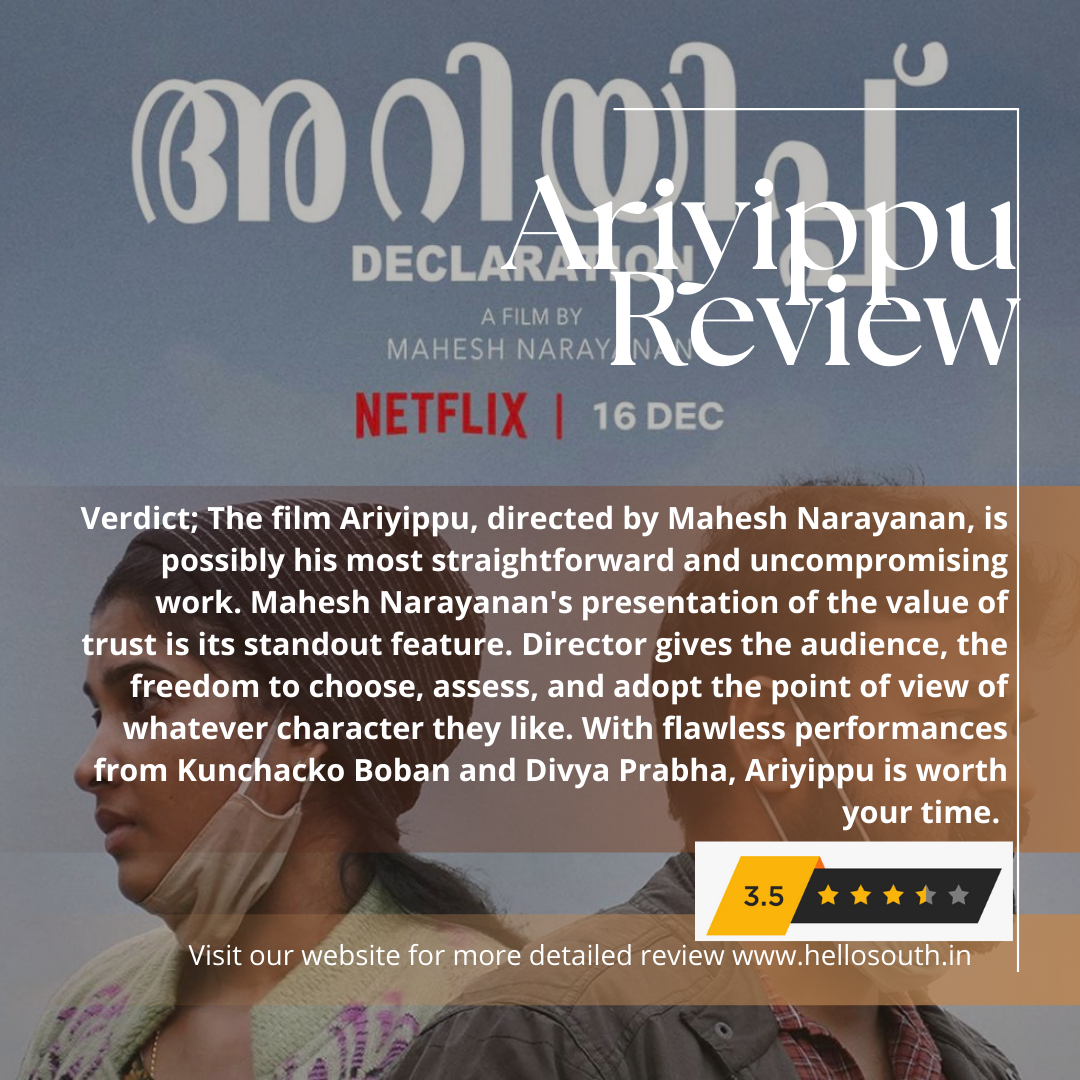 ariyippu malayalam movie review imdb